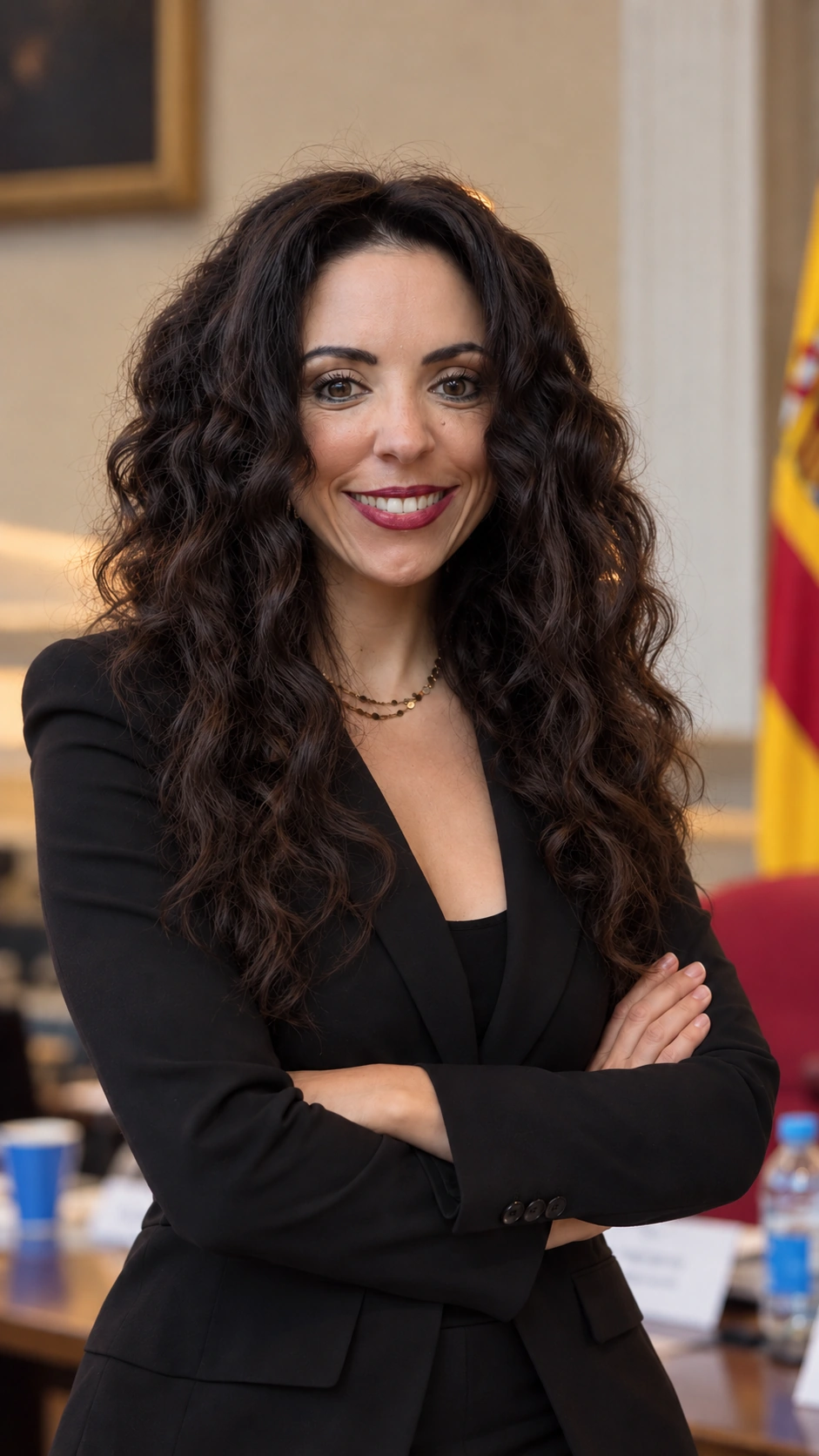 Cristina Aponte impartiendo una formación profesional